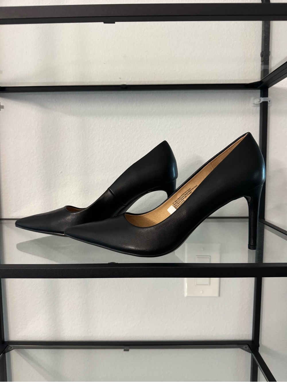 Classic Black Pointed-Toe Pumps